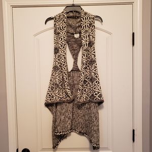 Black and White Vest Tunic